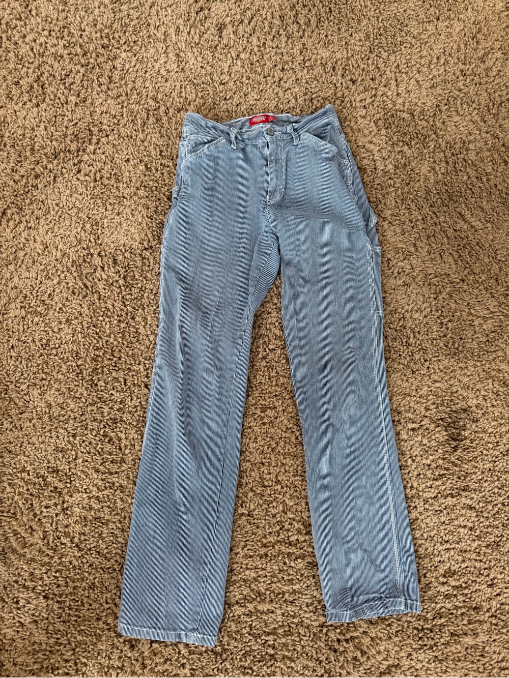 Dickies Light Blue Straight-Leg Work Jeans